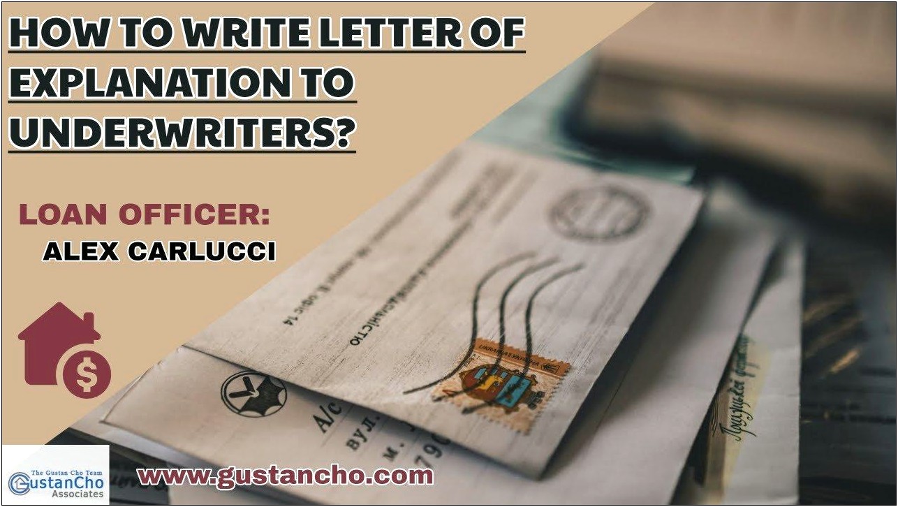 Letter Of Explanation Template For Llc