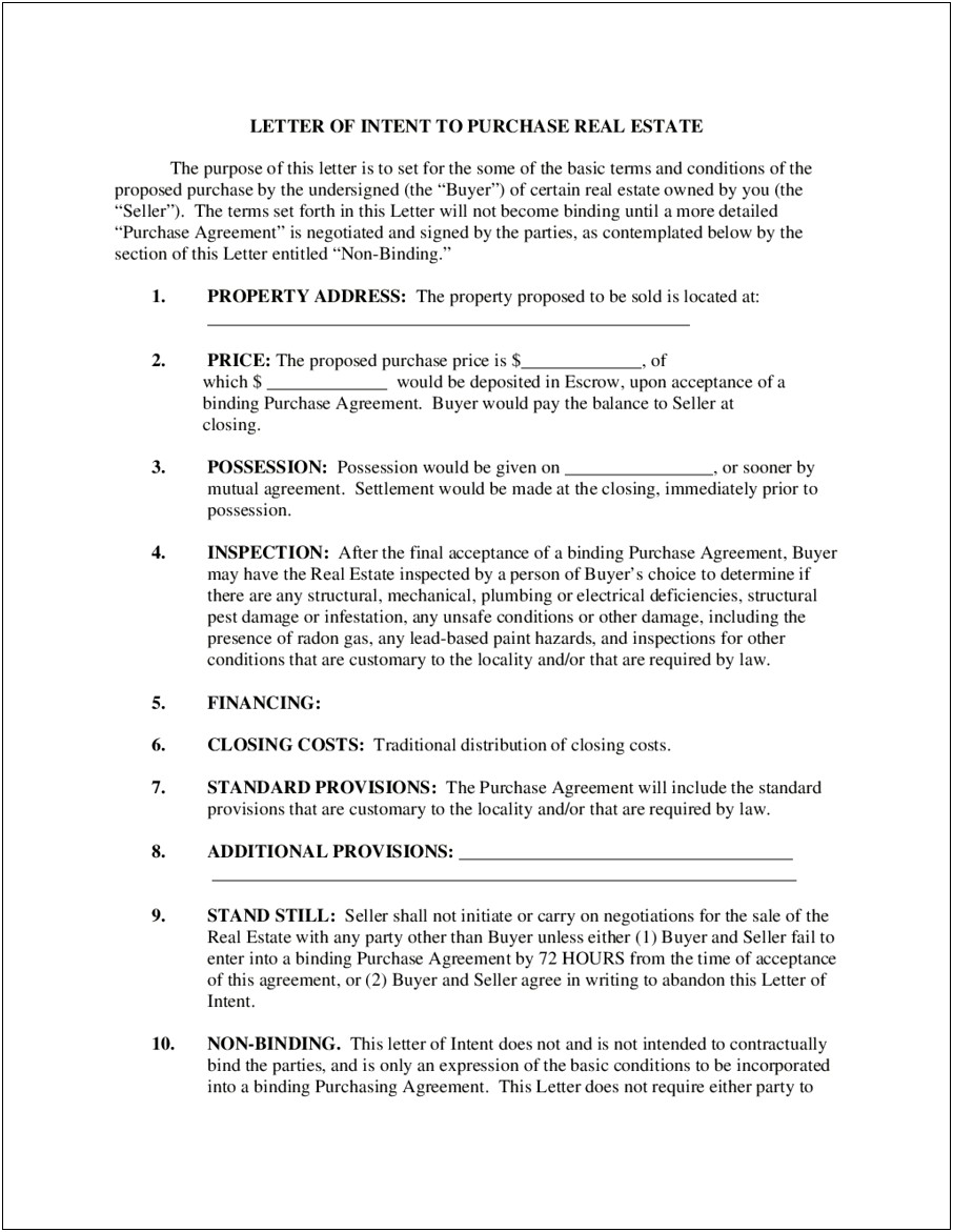 Letter Of Intent Saas Template Pdf