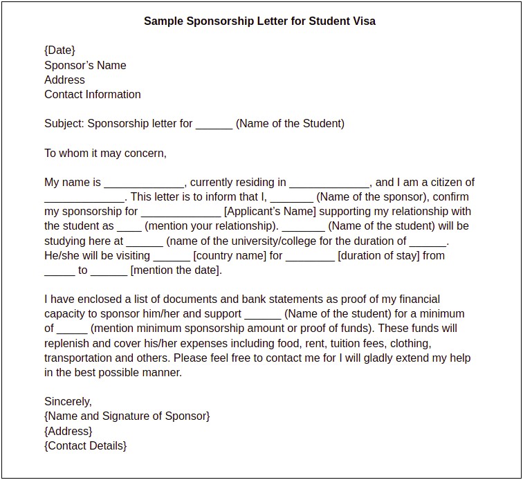 Letter Of Intent Template School Ambassador