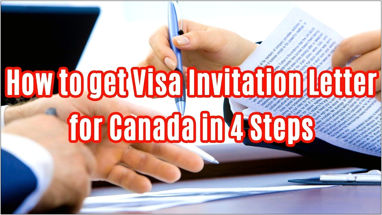 Letter Of Invitation Business Canada Template