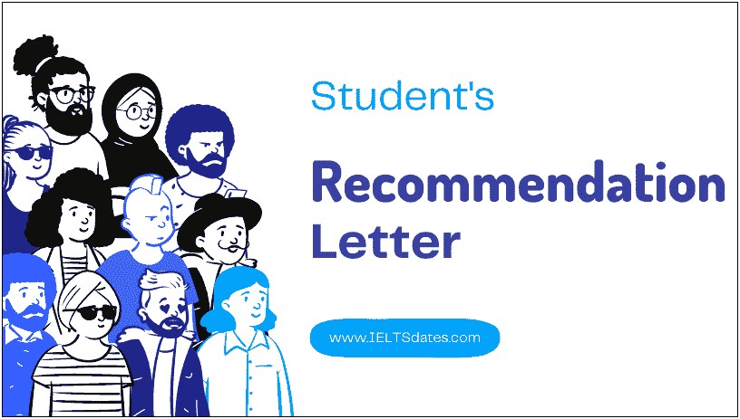 Letter Of Reccomendation Template For Scholarship Application