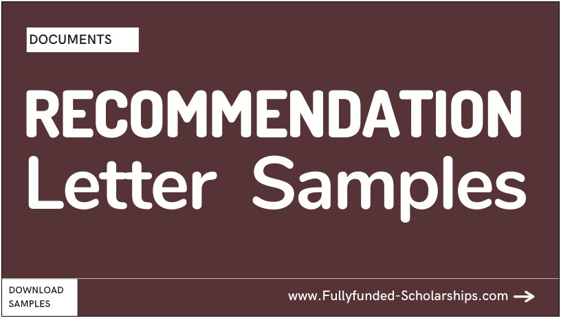 Letter Of Recommendation For Nursing Scholarship Template