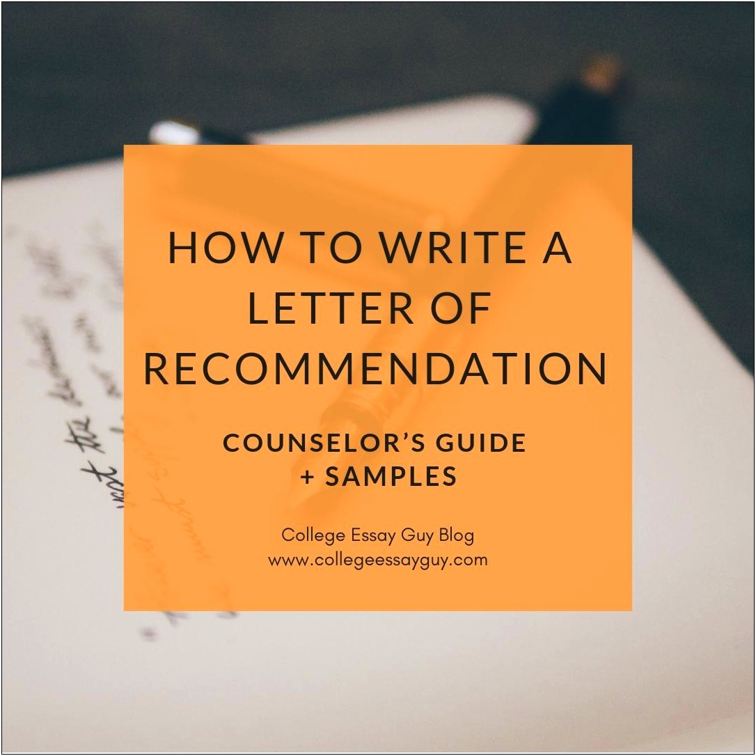 Letter Of Recommendation Template For Funding