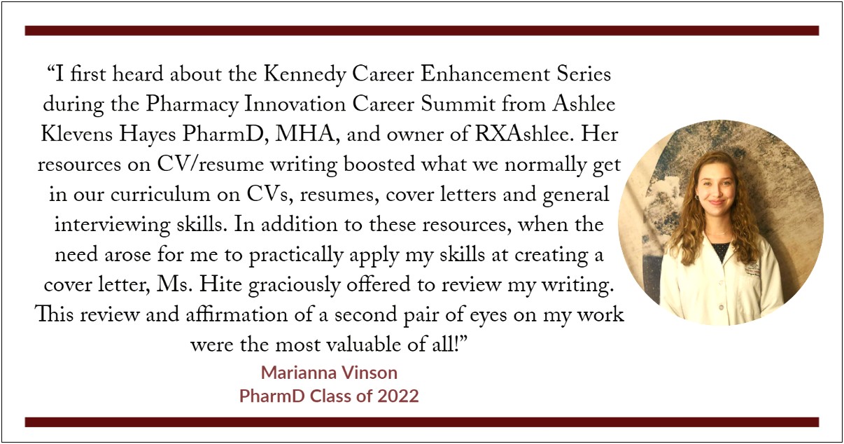 Letter Of Recommendation Template For Pharmacy School