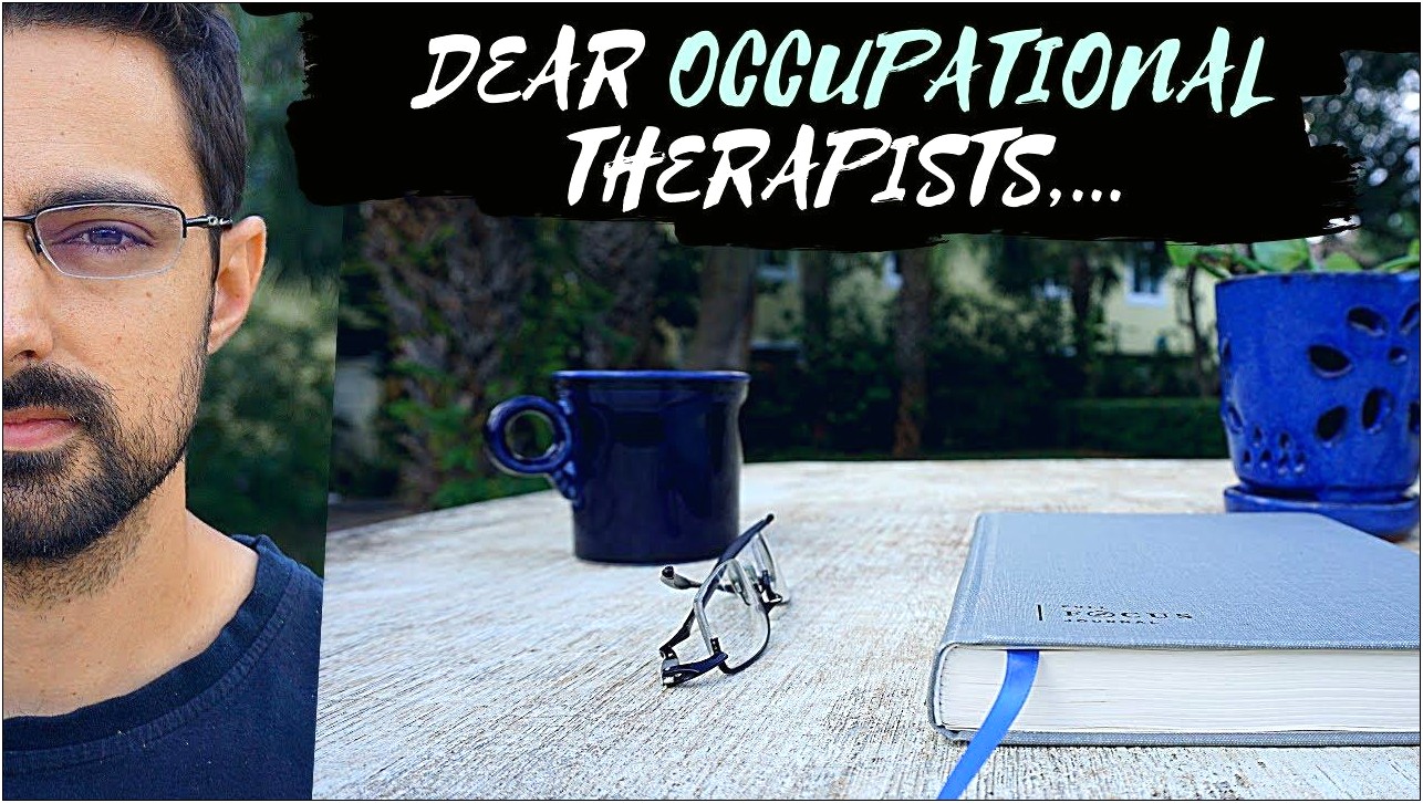 Letter Of Recommendation Template Occupational Therapy