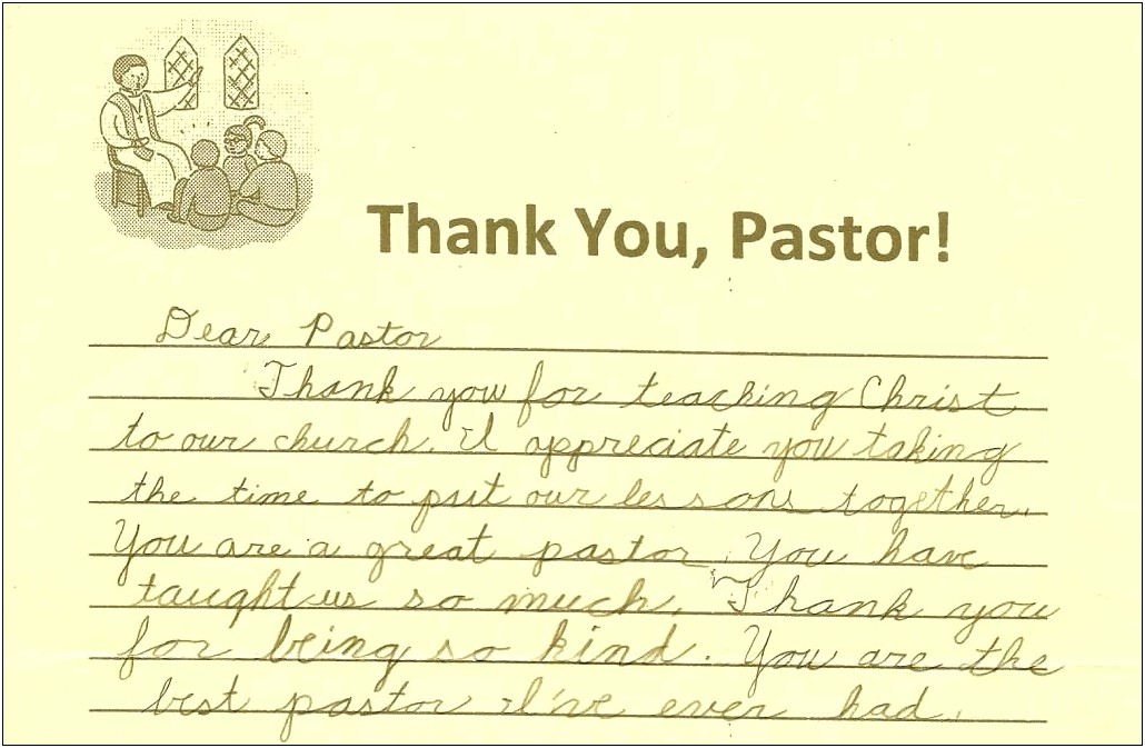 Letter Template Apply For A Job As Pastor