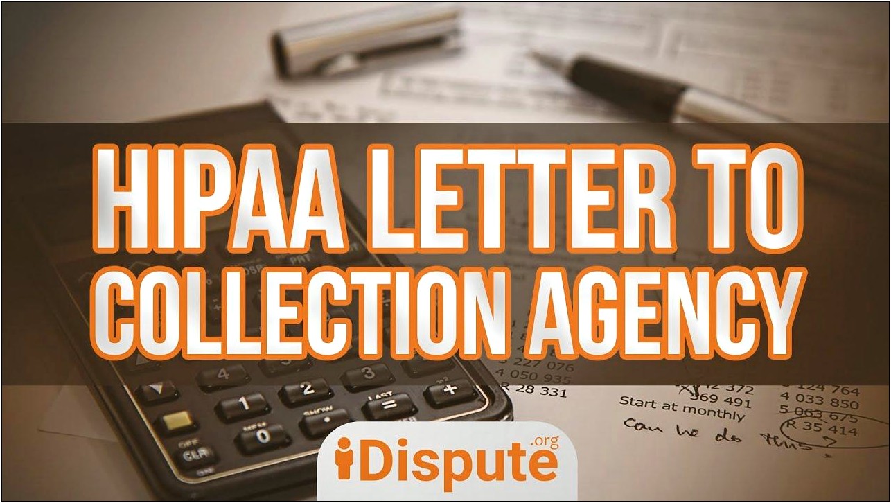 Letter Template For Disputing Debt Collection