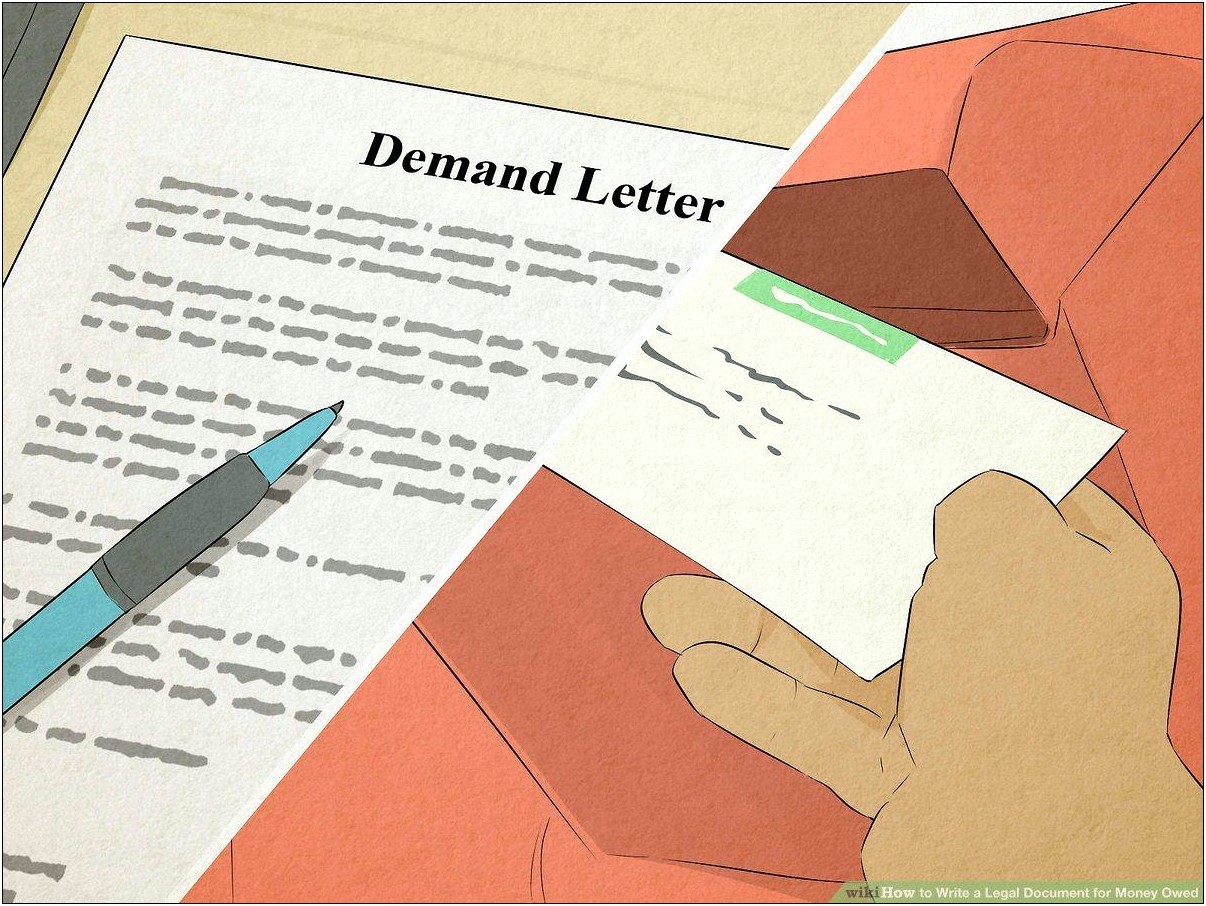 Letter Template For Money Still Owed