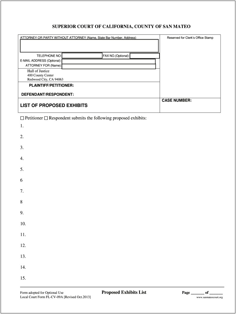 Letter Template For Sending Defendant Documents And Exhibits