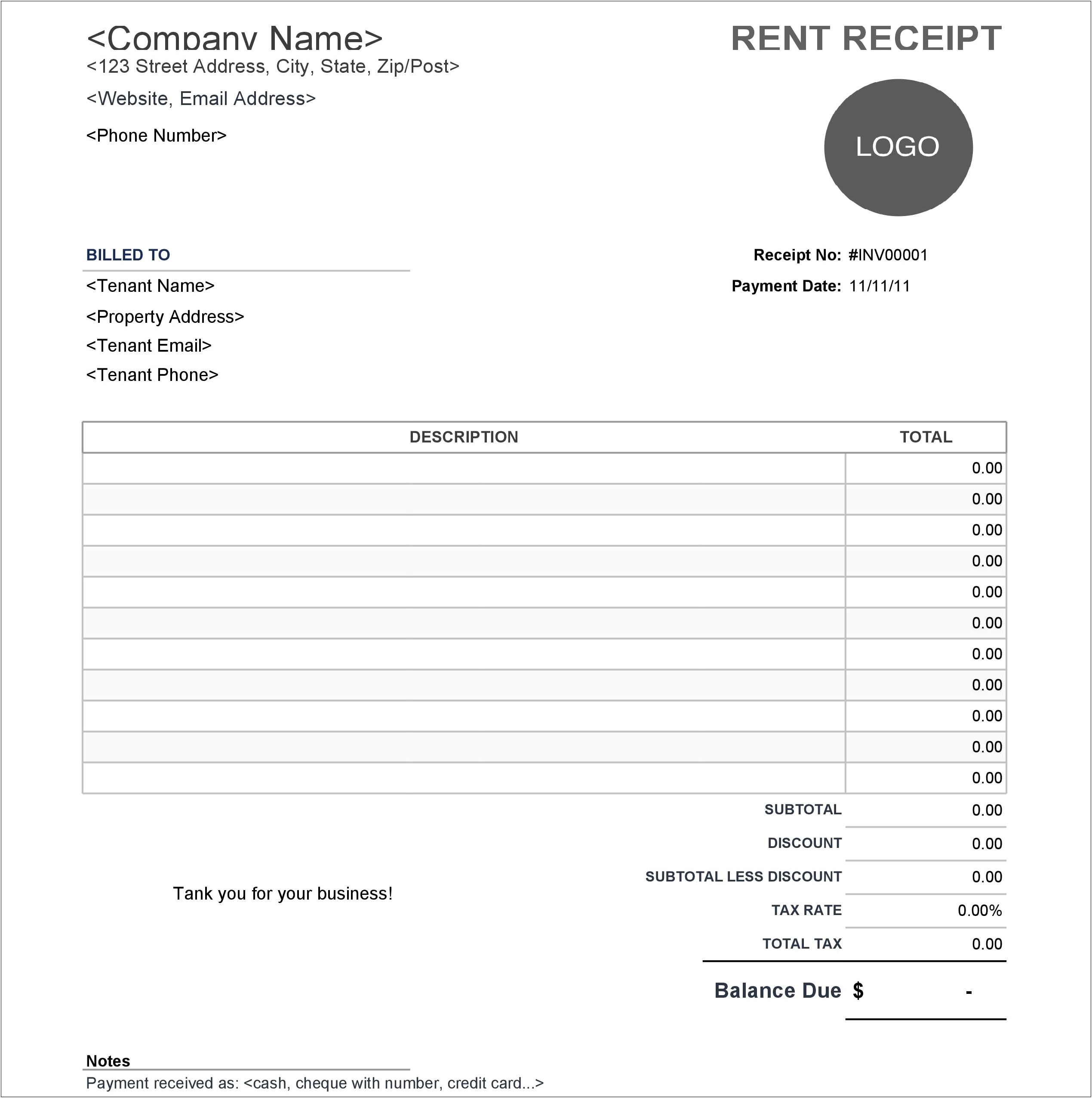 Letter Template Rent Payment Location Change