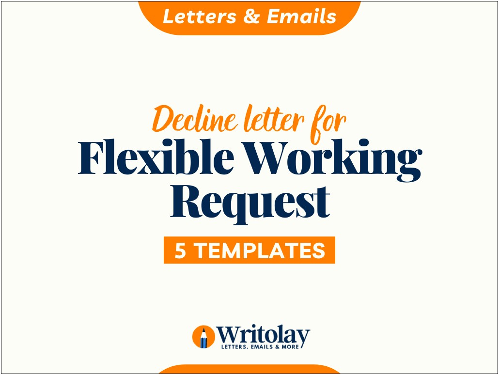 Letter Template Request Flexible Working Hours