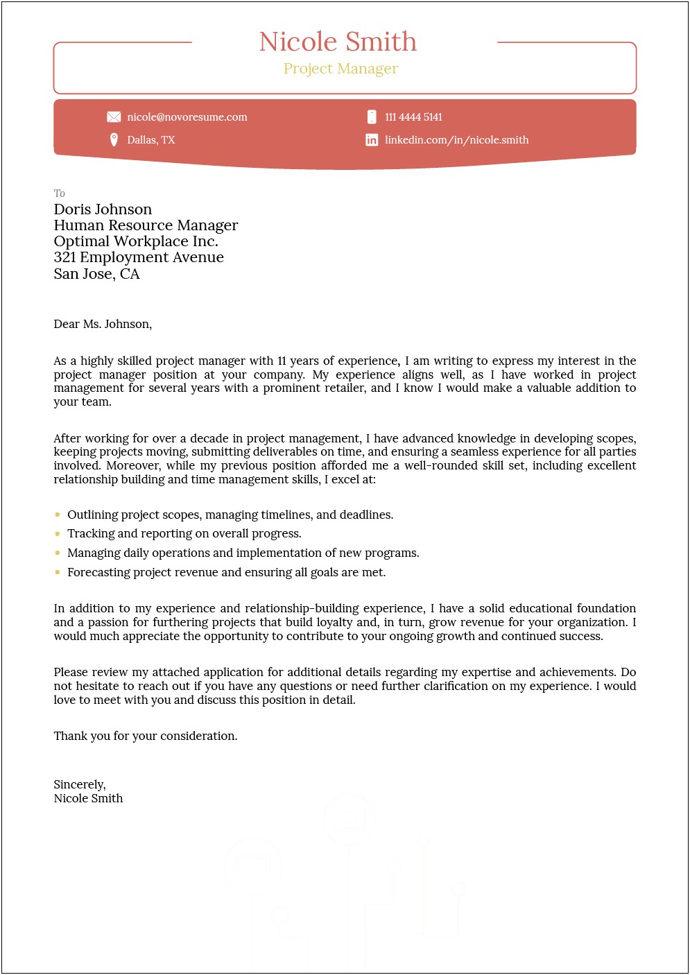 Letter Template Showing Support Provided For Non Worker