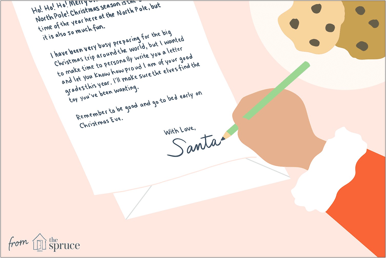 Letter To Santa Blank Coloring Template