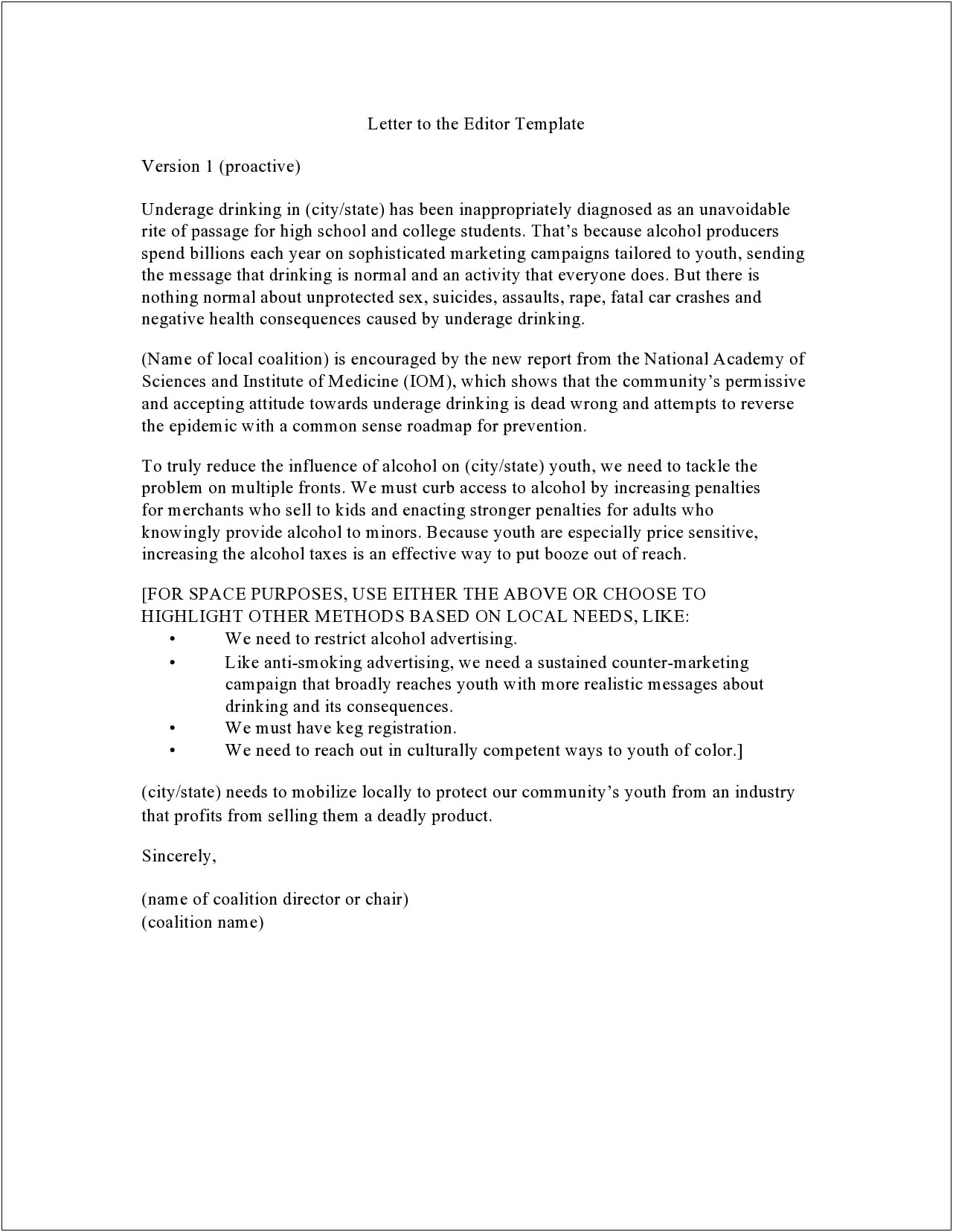 Letter To The Author Template Middle School