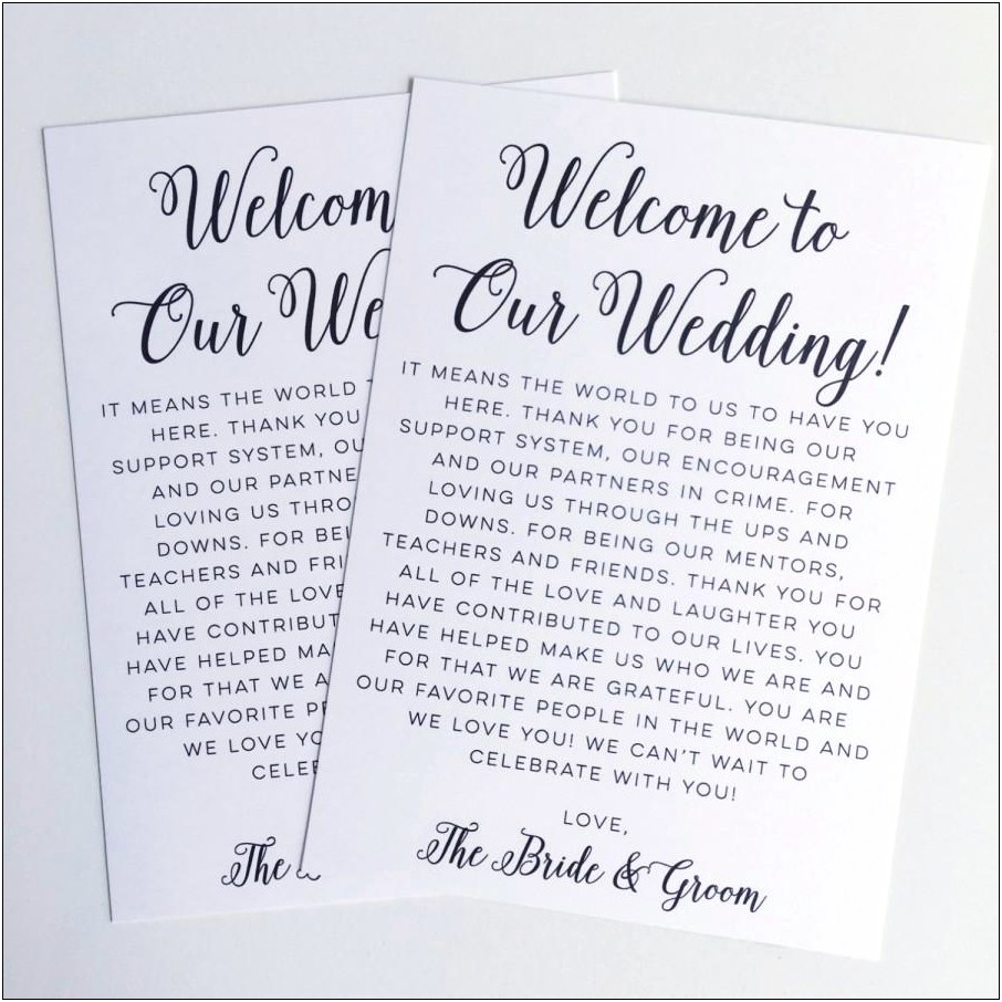 Letter To The Bride From Groom Template