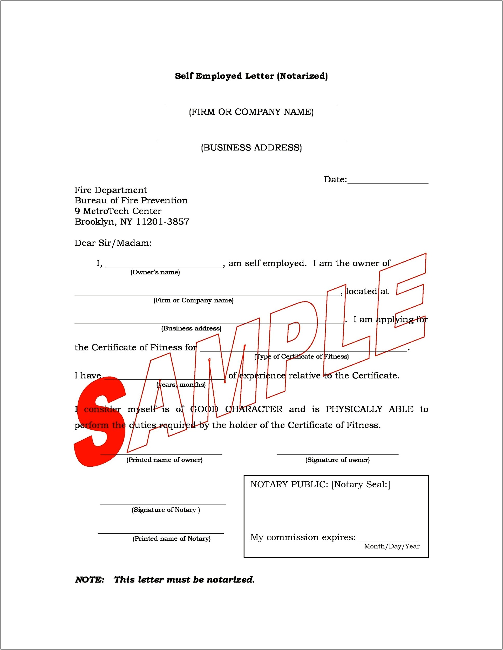 Letter With A Lot Of Signatures Template