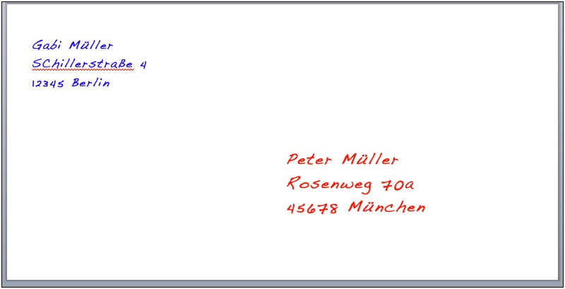 Letter With Address Top Right Template