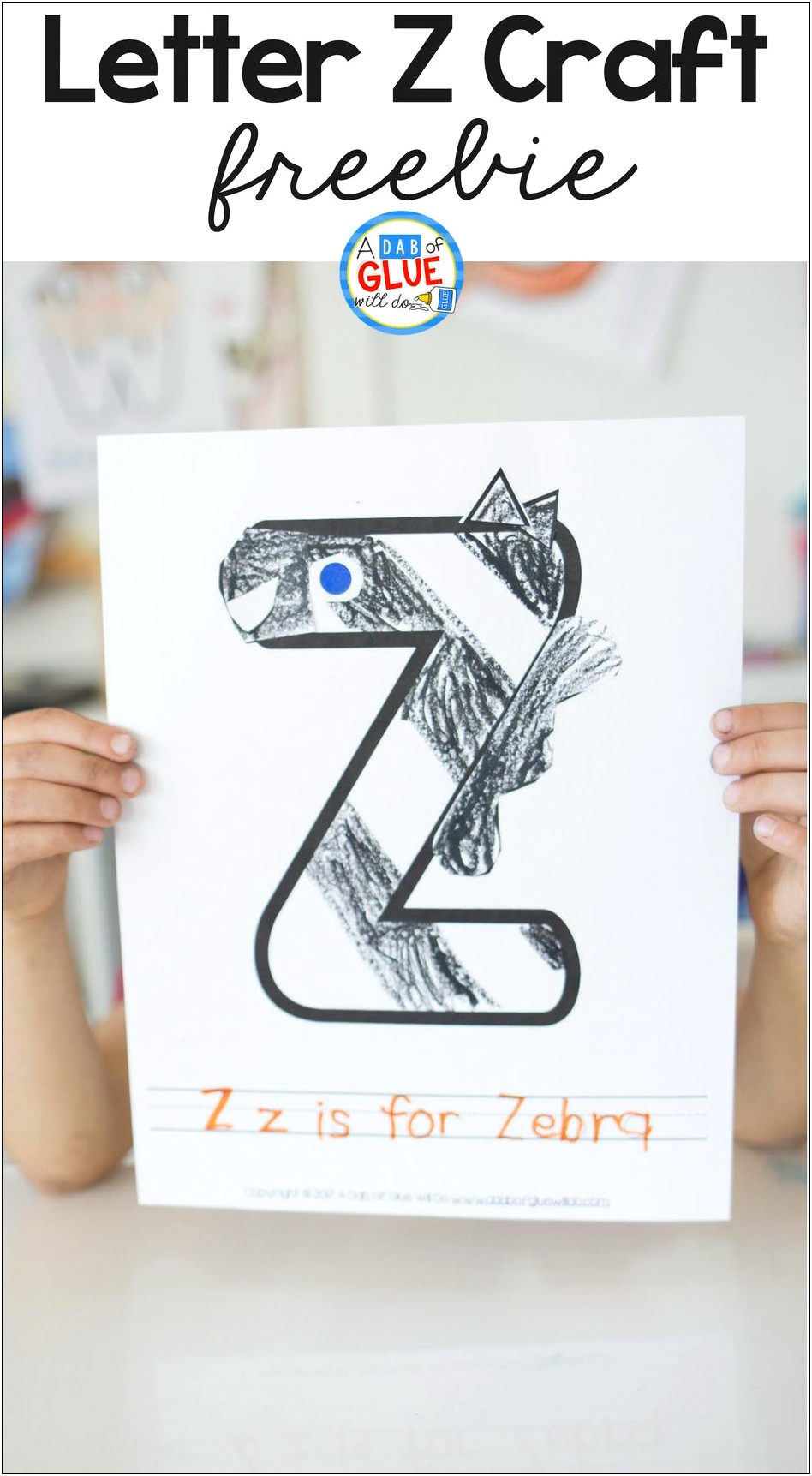 Letter Z Is For Craft Template