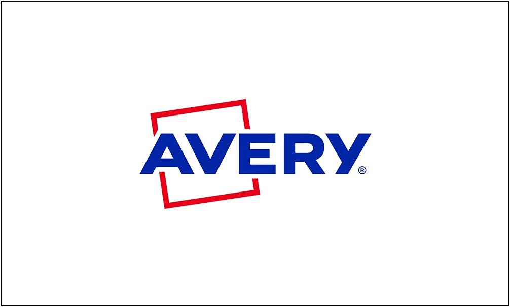 Logo In An Avery Label Template In Word