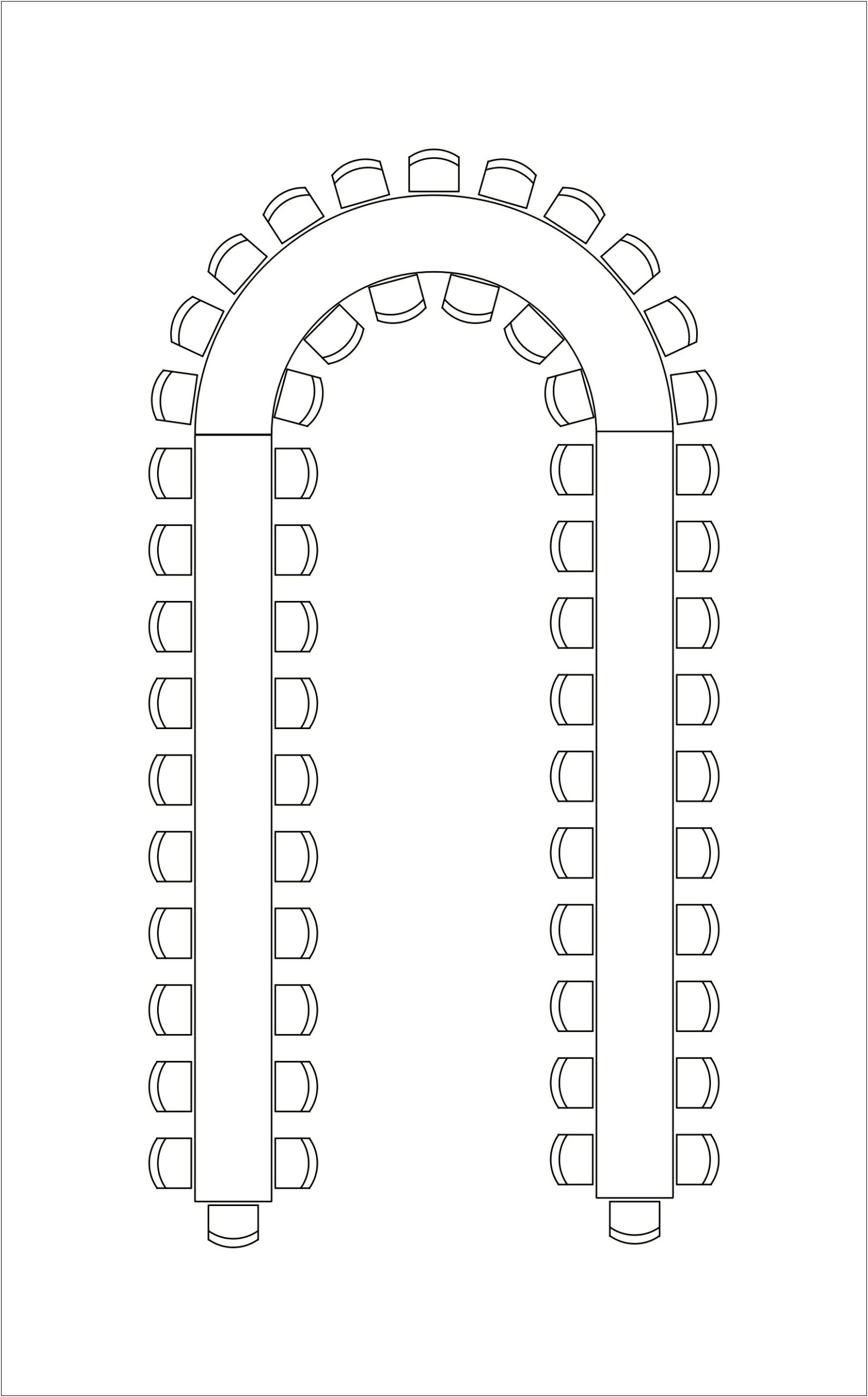 Long Table Wedding Seating Plan Template