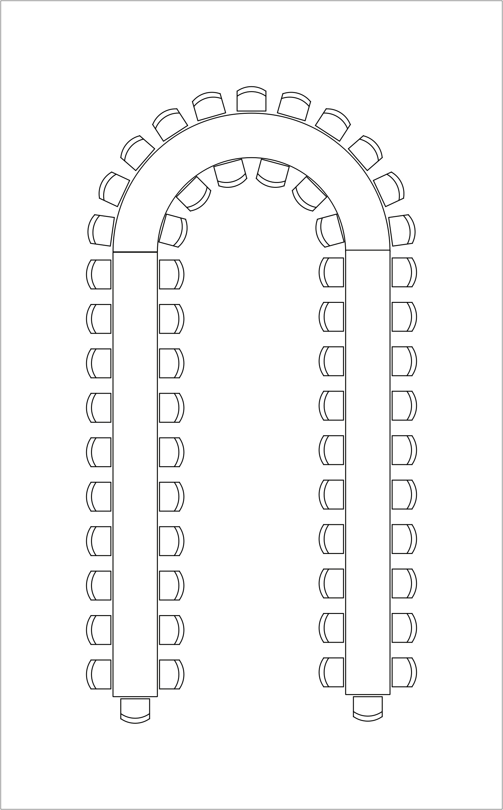 Long Table Wedding Seating Plan Template