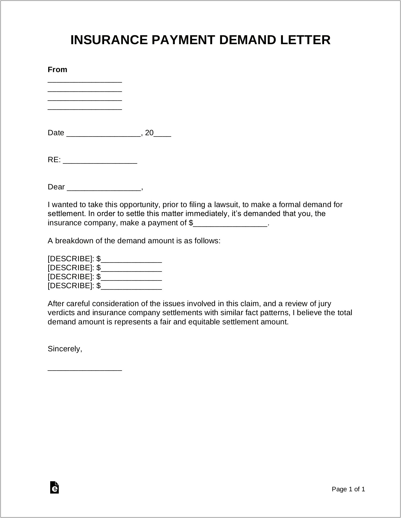 Loss Of Insurance Coverage Letter Template