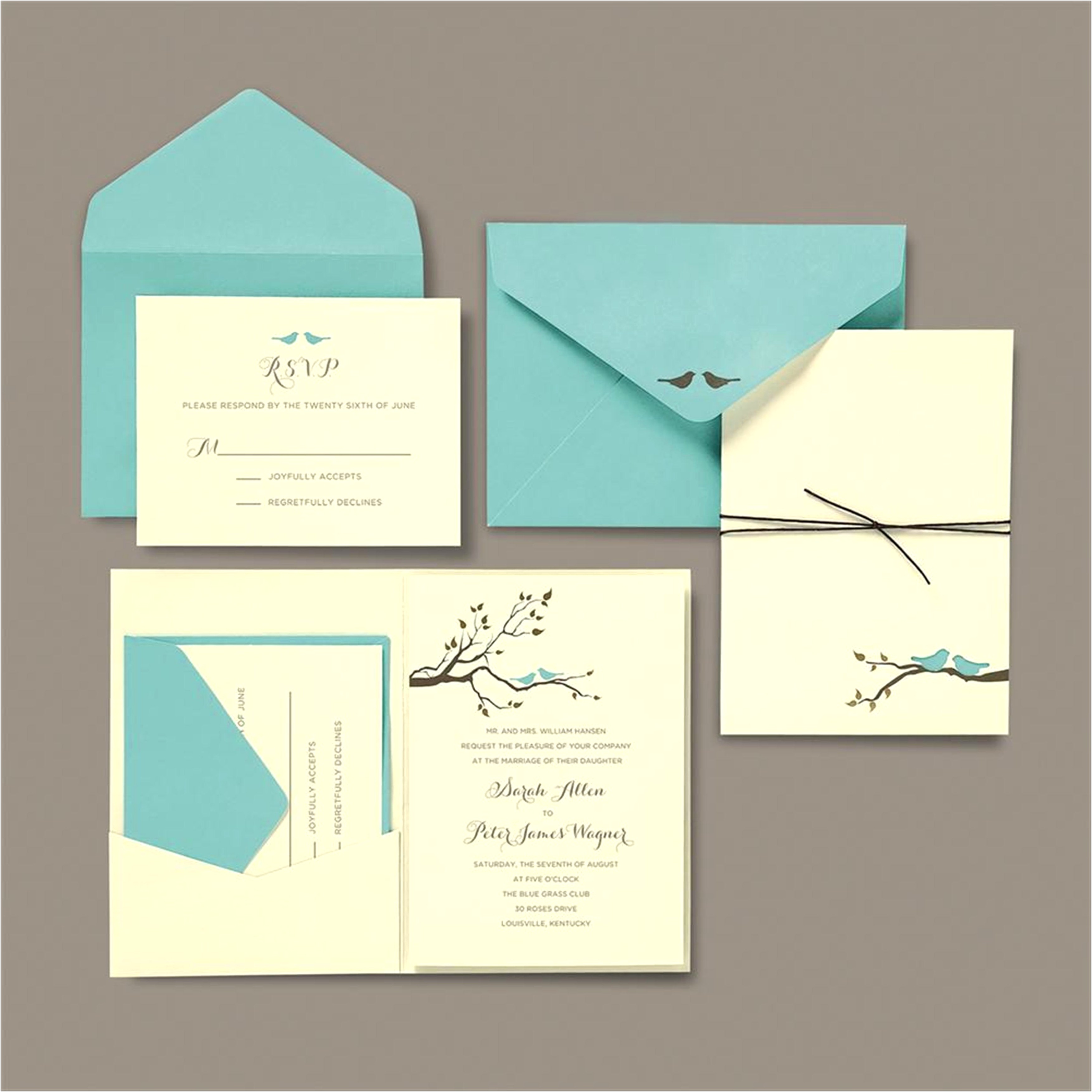 Love Birds Wedding Invitation Kit By Celebrate Ittm