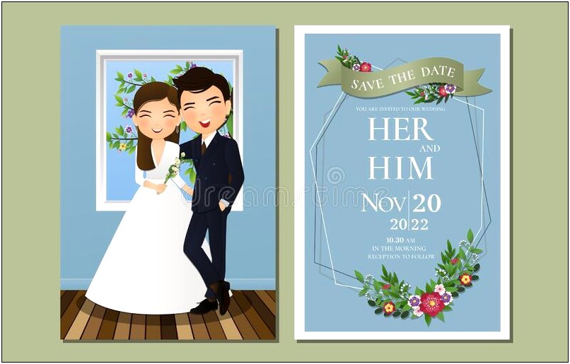 Malaysia Chinese Wedding Invitation Card Template