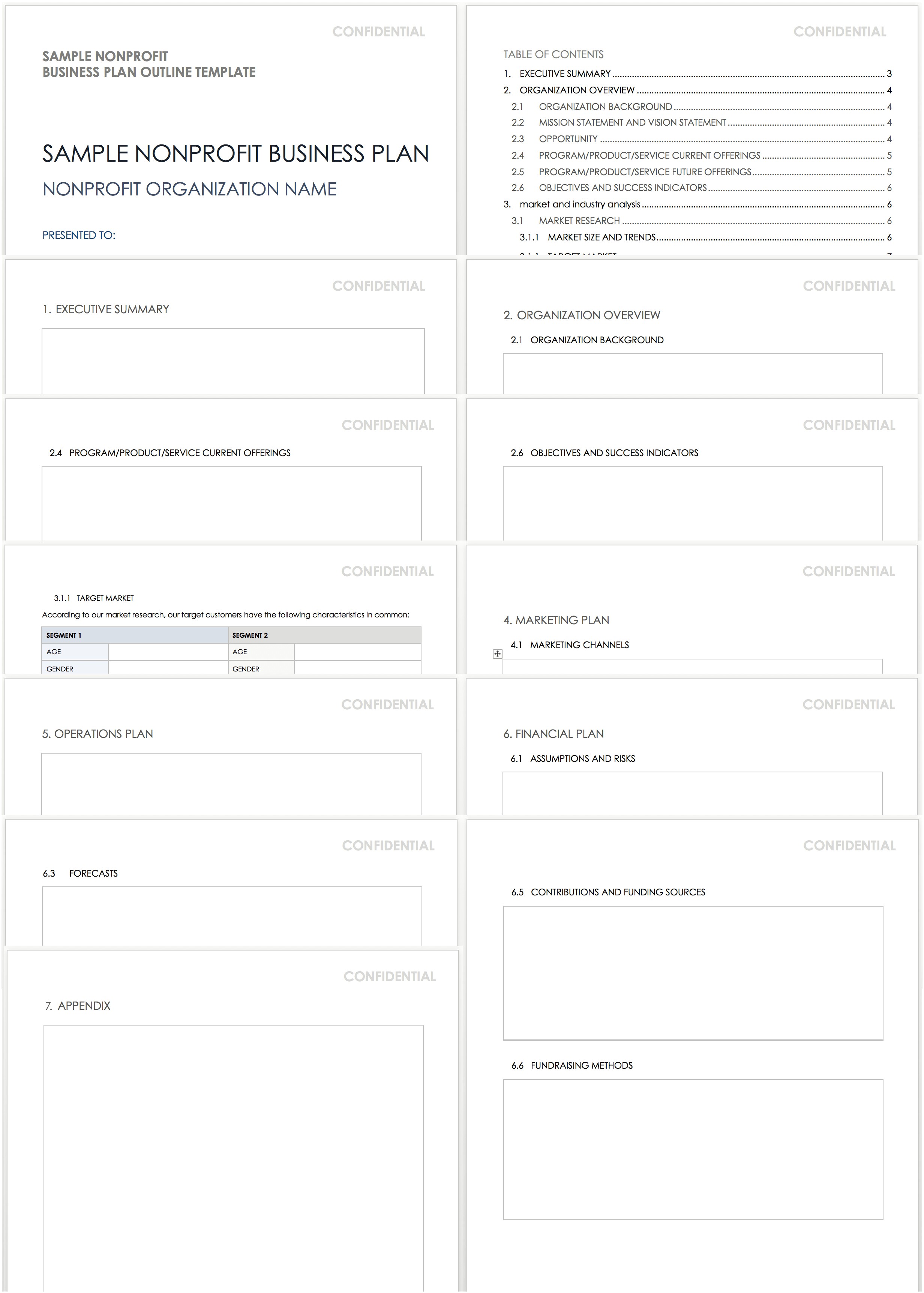 Market Garden Business Plan Template Pdf