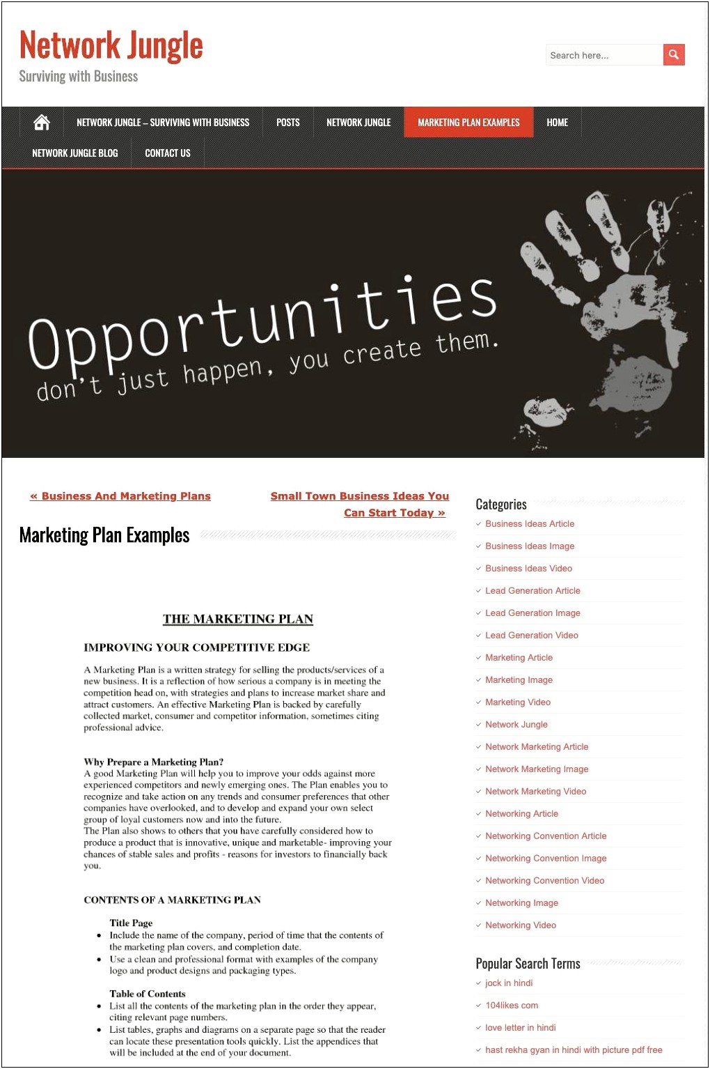 Marketing Plan Template For A New Product