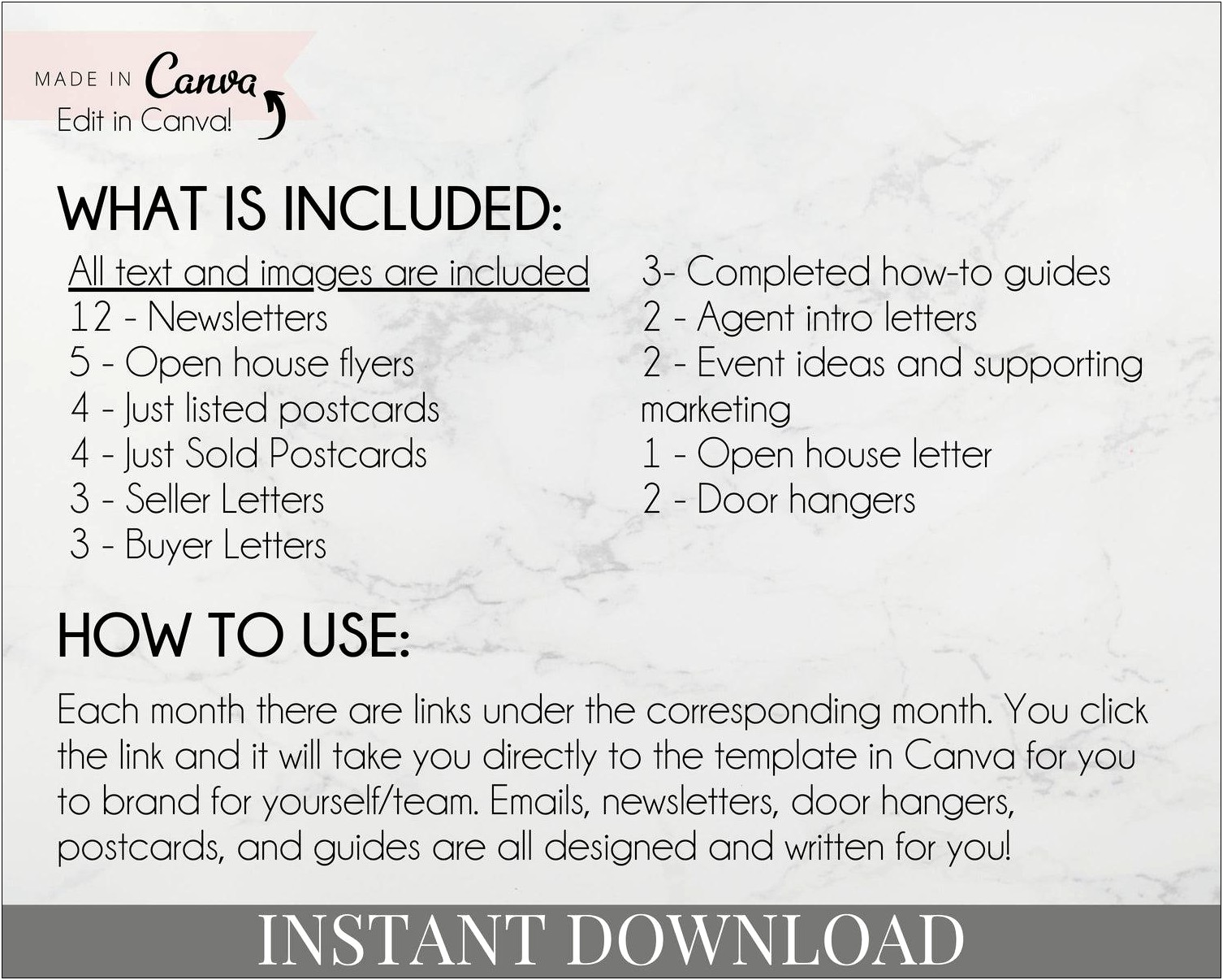 Marketing Plan Template For Real Estate Agents