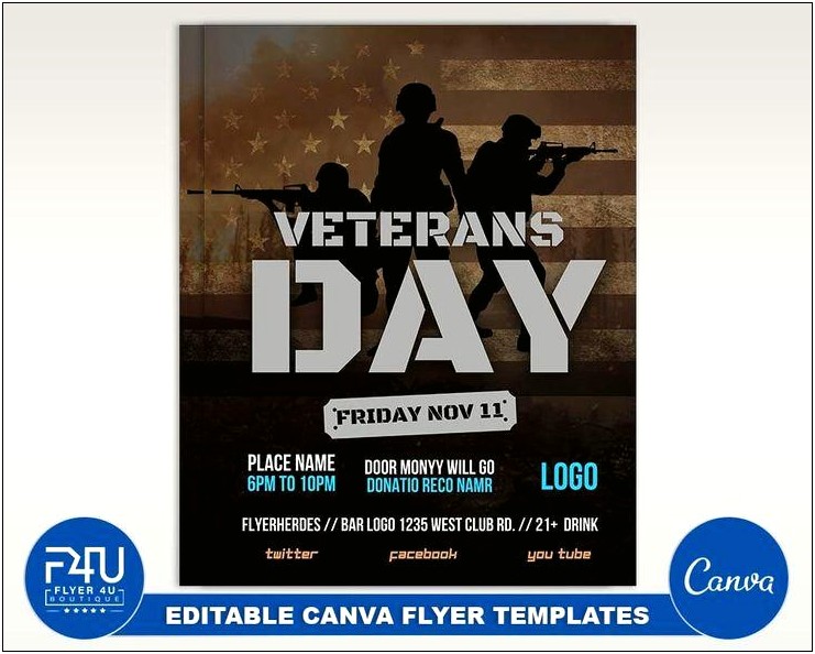 Marketing Template For Veterans Day Letter