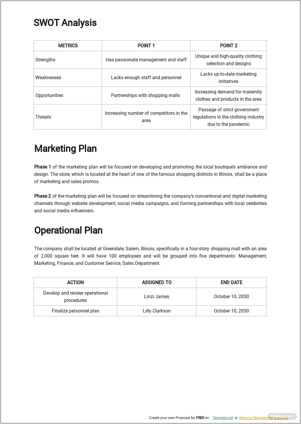 Maternity Leave Plan For Work Template