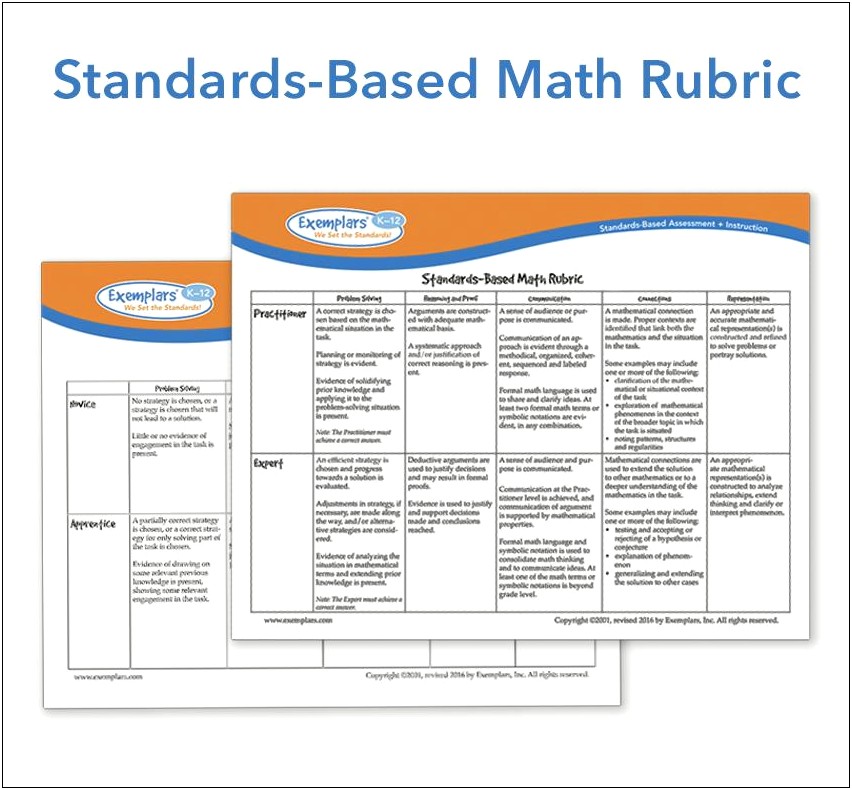 Math Tri State Rubric Lesson Plan Template