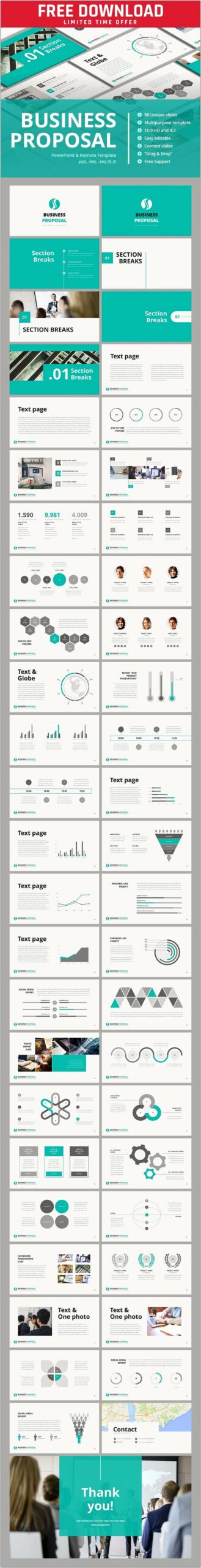 Maxpro Business Plan Keynote Presentation Template