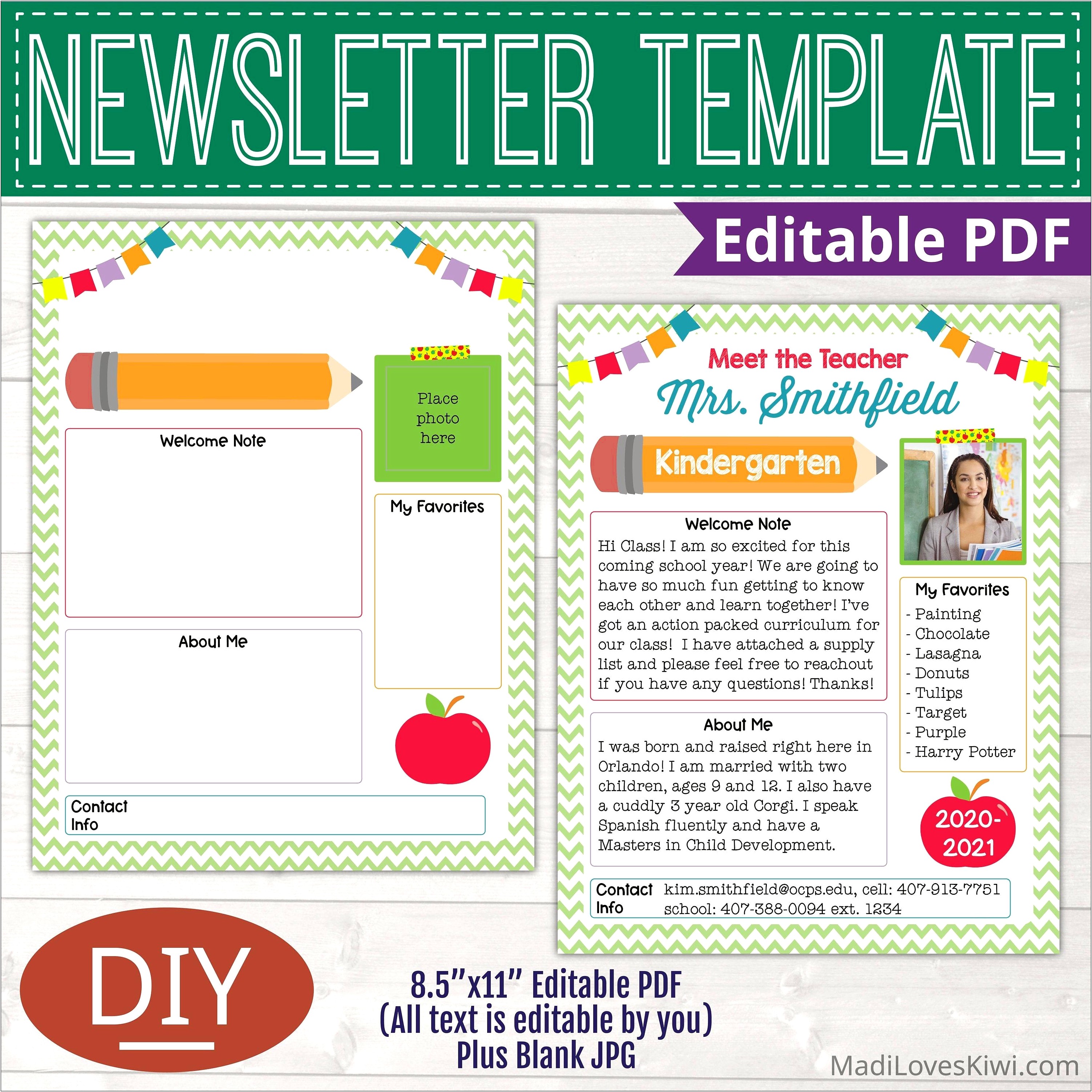 Meet The Teacher Letter Template Pdf