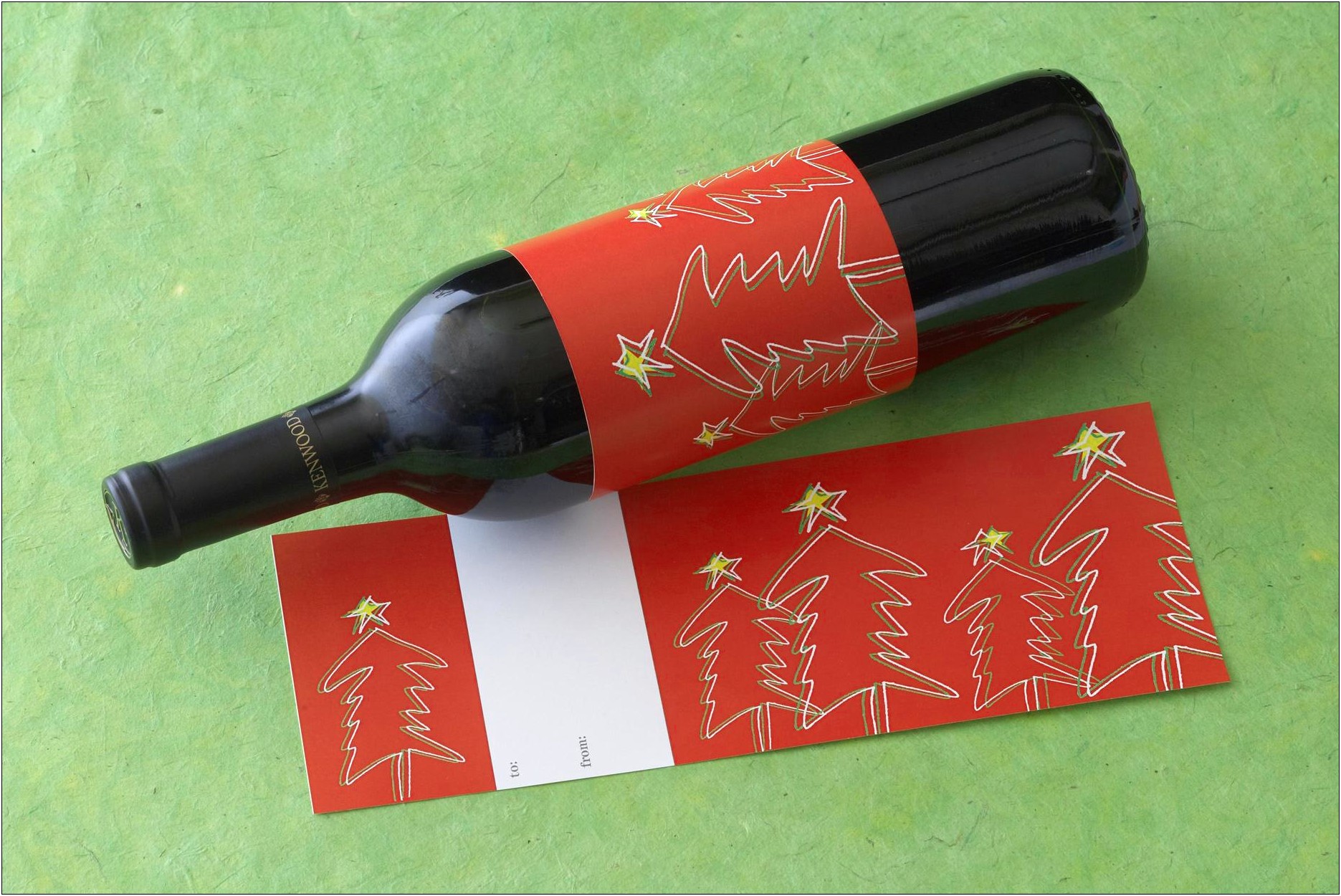Melted Snowman Wine Label Template Word