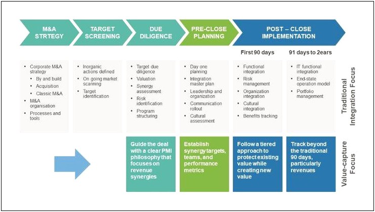 Merger And Acquisition Project Plan Templates