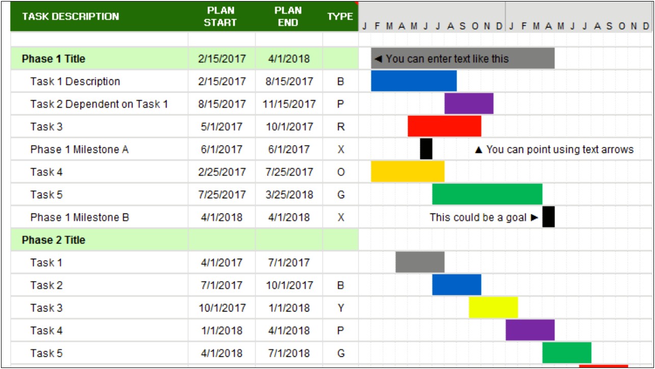 Microsoft Excel 2007 Project Plan Template