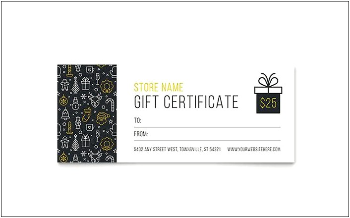 Microsoft Office Templates For Word Gift Certificate