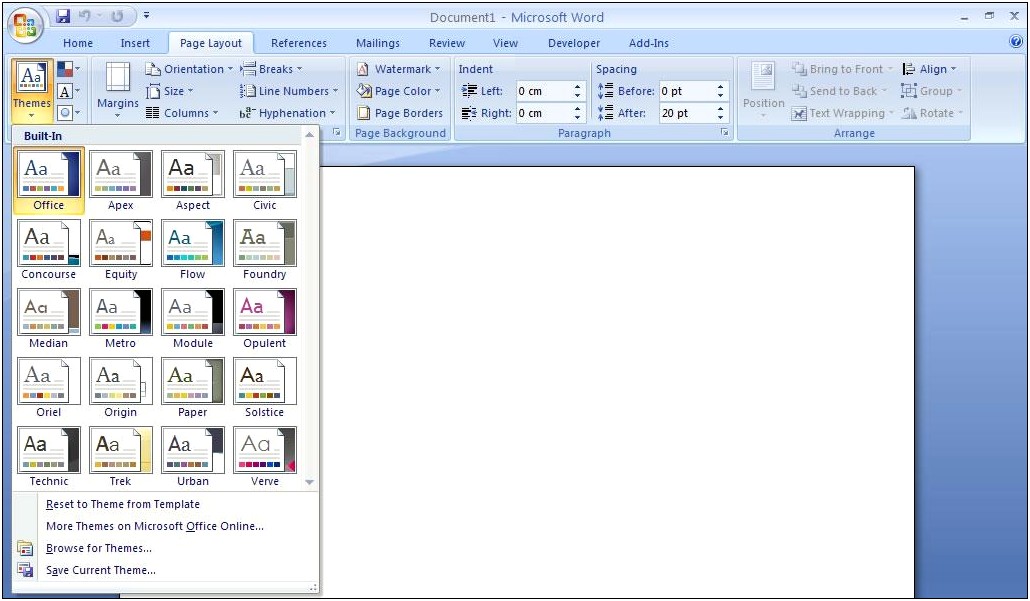 Microsoft Office Word 2007 Flyer Templates