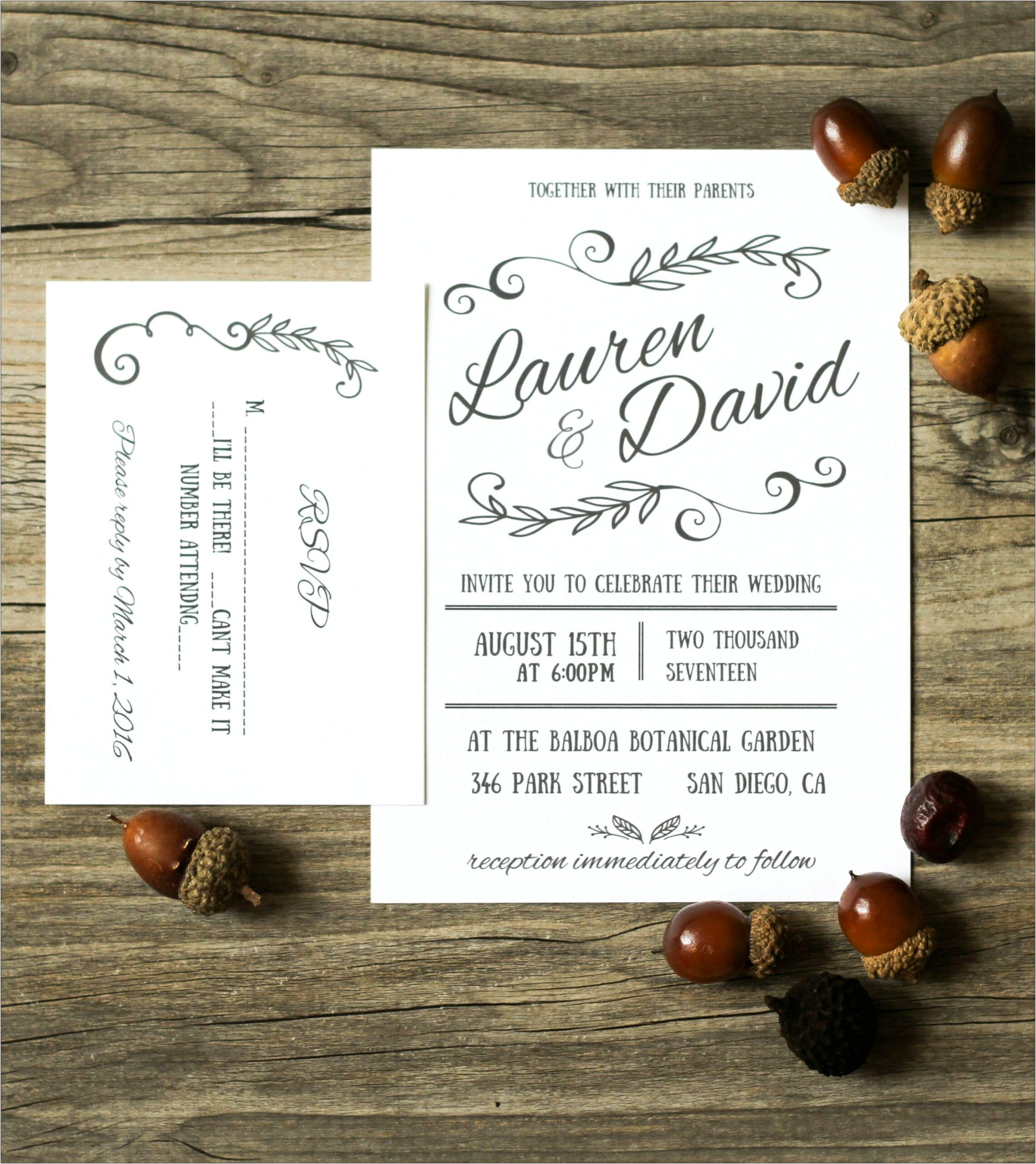 Microsoft Office Word Wedding Invitation Templates