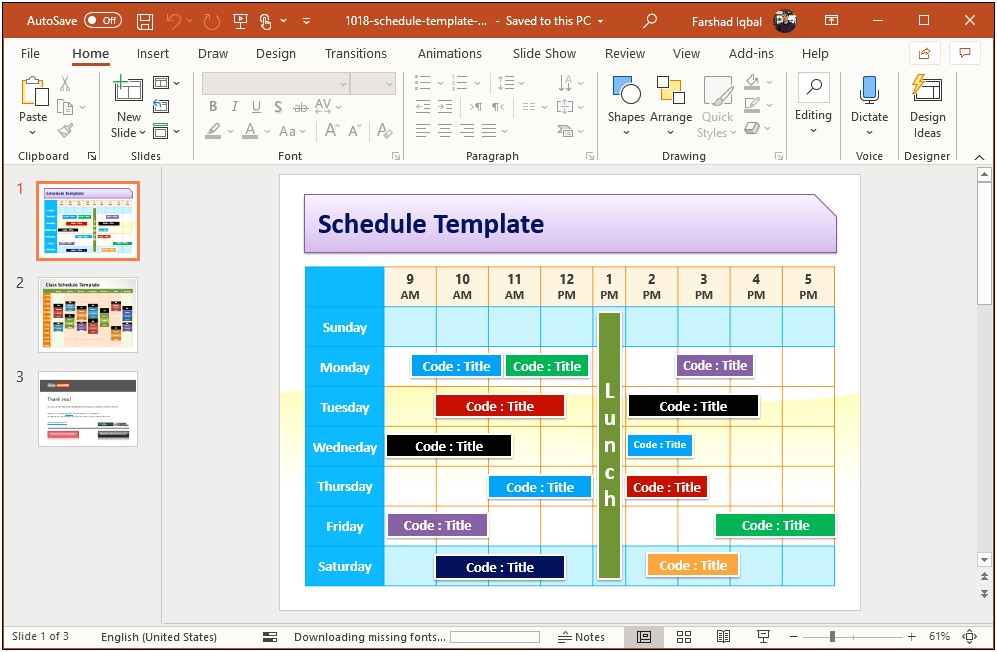 Microsoft Word 2 Week Calendar Template Classroom