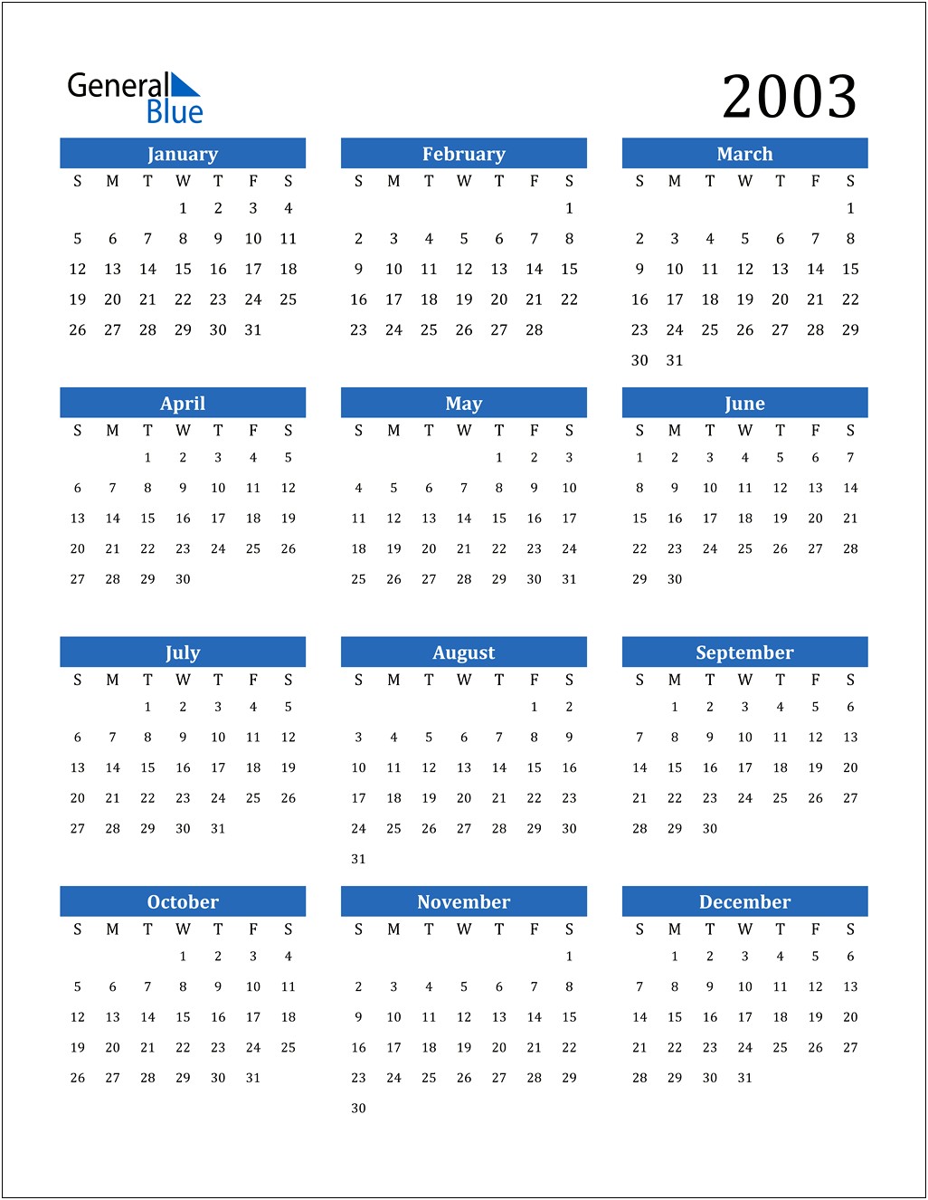 Microsoft Word 2003 Monthly Calendar Template