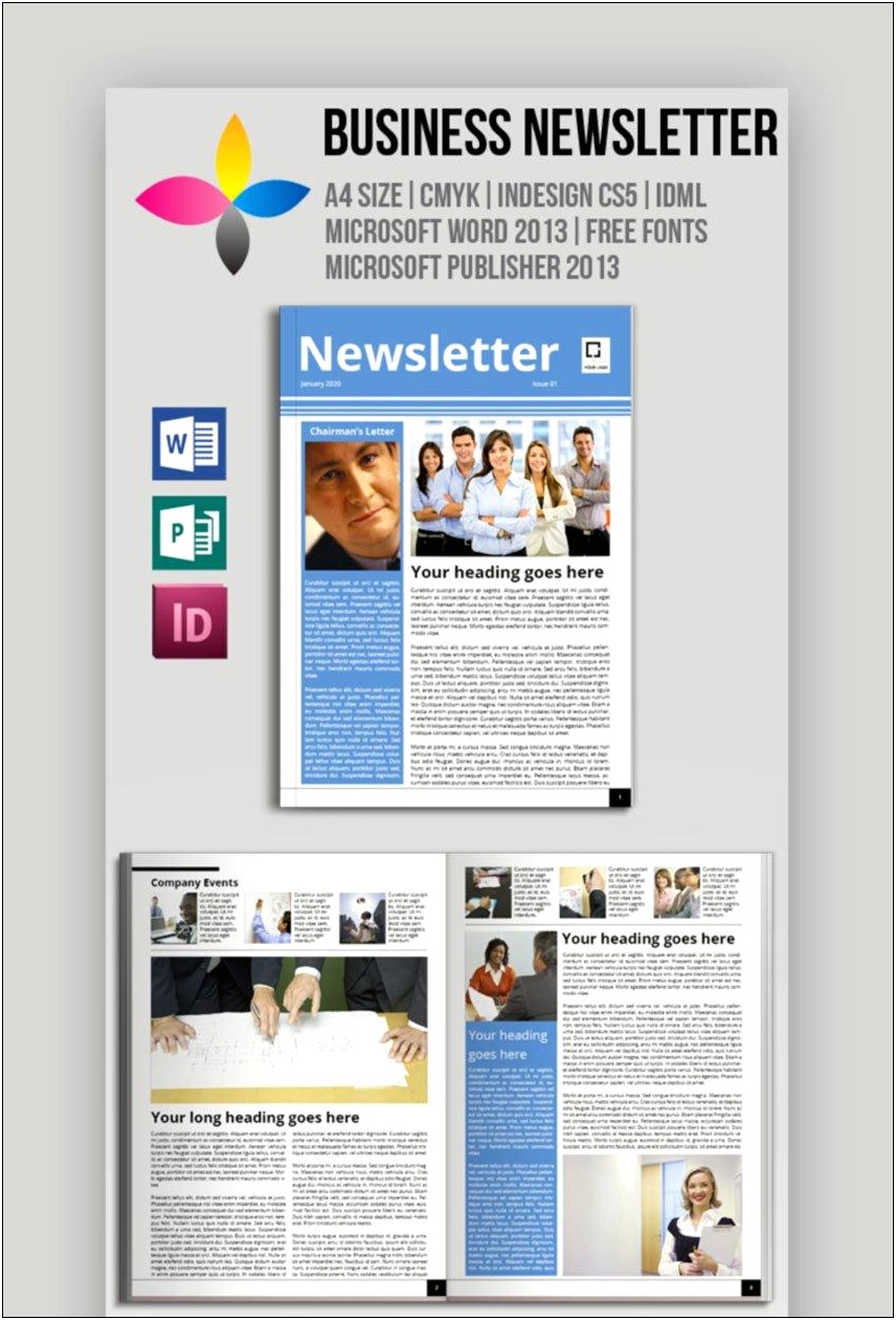 Microsoft Word 2007 Email Newsletter Template
