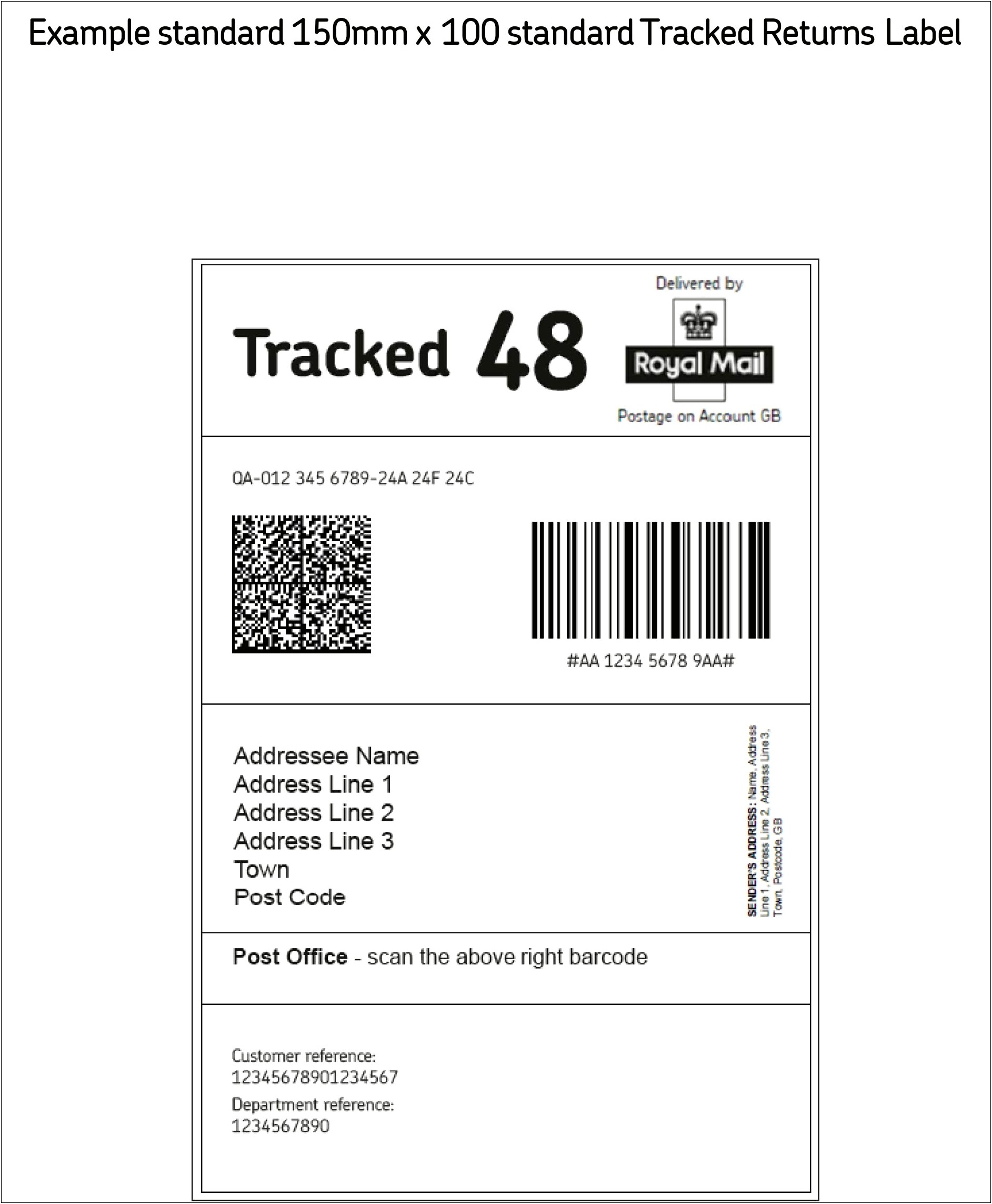 Microsoft Word 4 X 6 Shipping Label Template