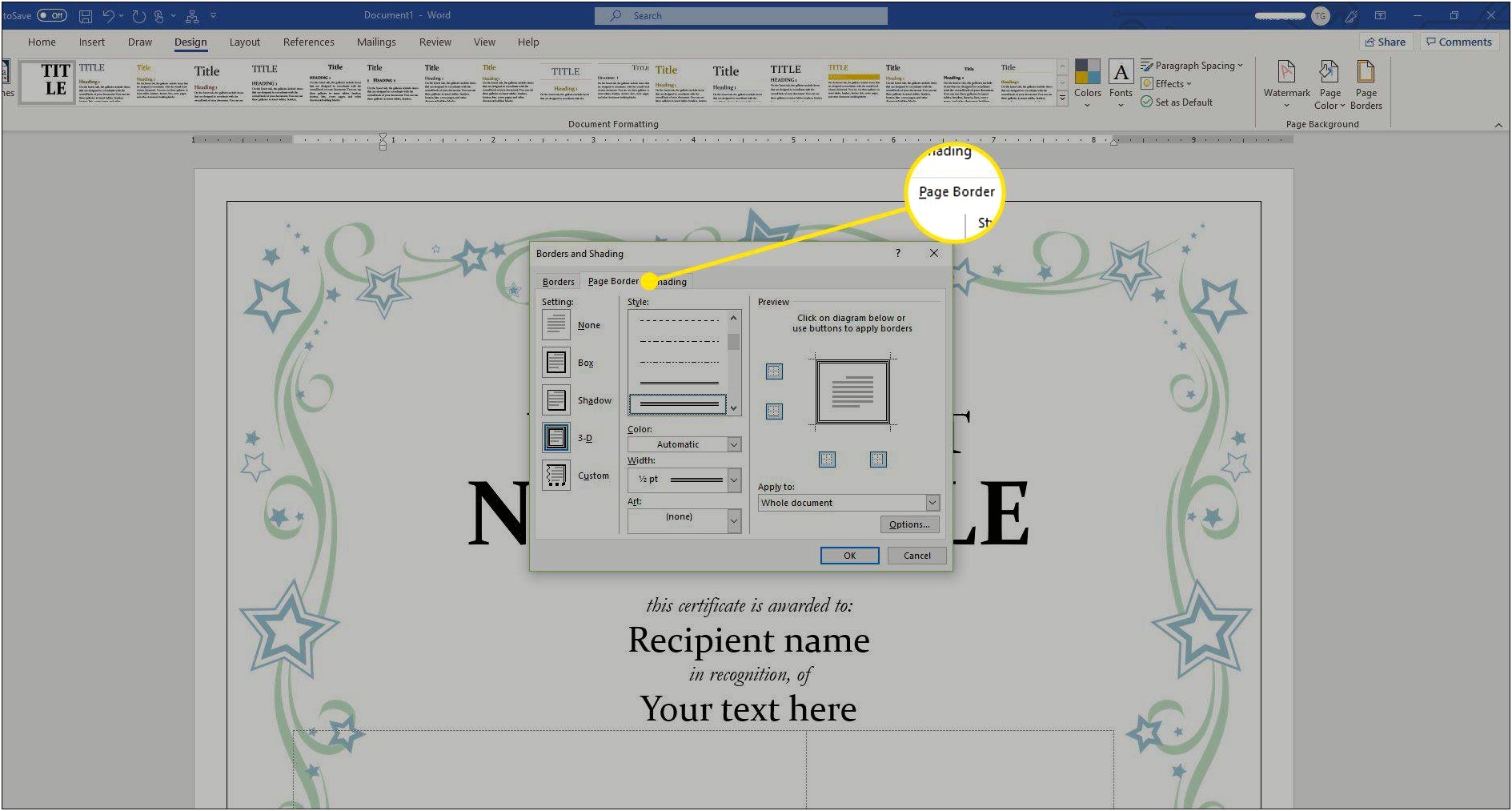 Microsoft Word Apply Template To Even Pages