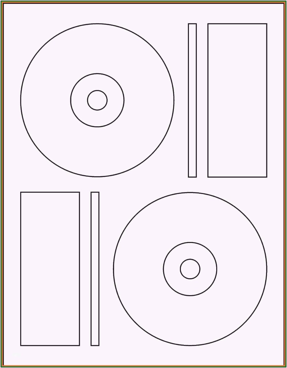 Microsoft Word Cd Label Template Memorex