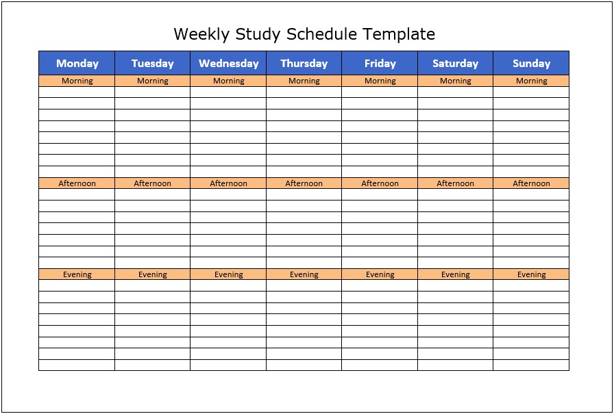 Microsoft Word College Lesson Plan Template