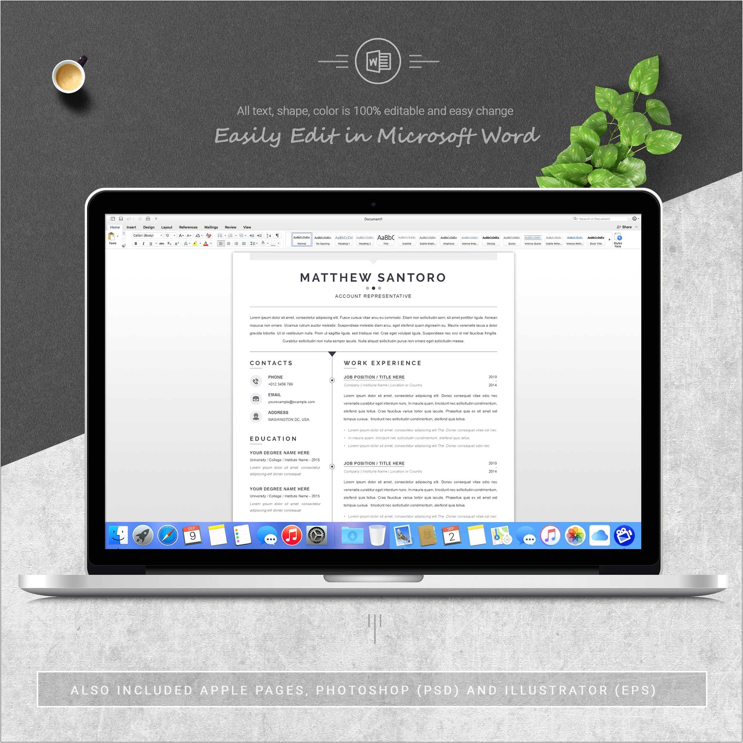 Microsoft Word For Mac Letter Template